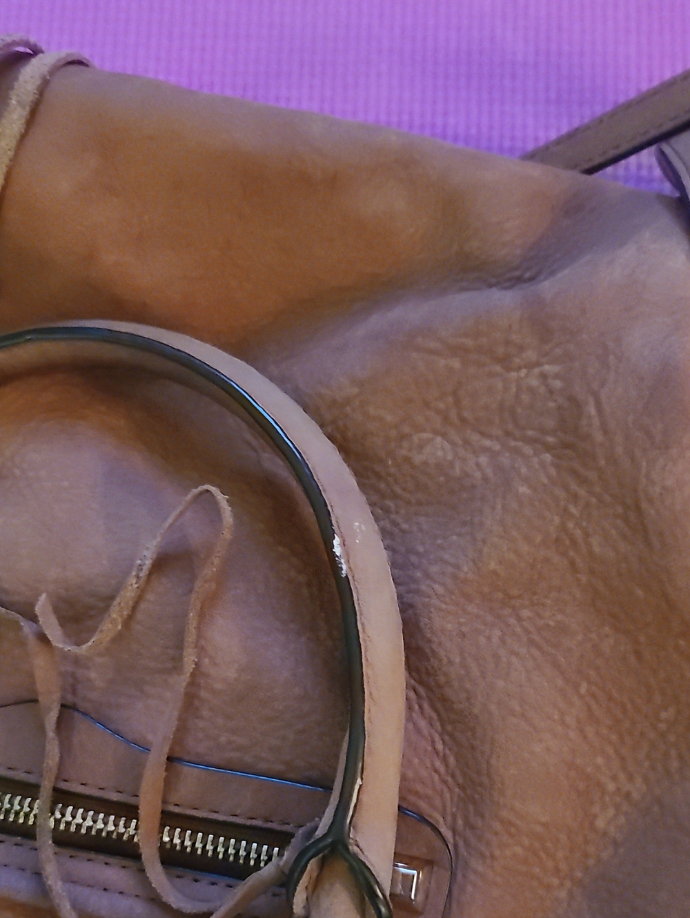 Rebecca Minkoff Brown Suede Tote - Picture 13 of 13